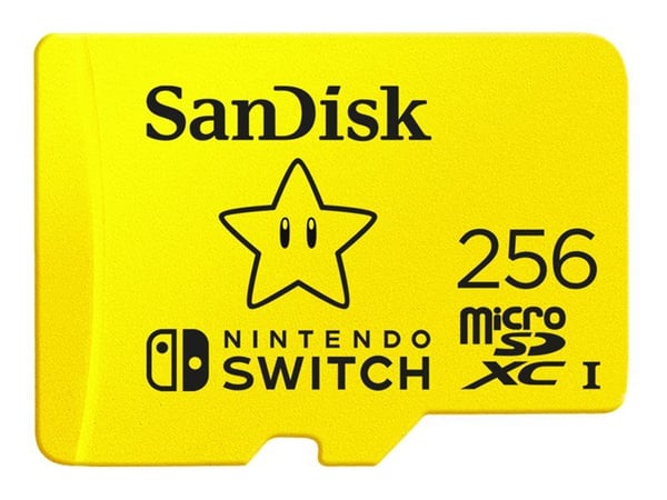 SanDisk Nintendo Switch - Flashminnekort - 256 GB - UHS-I U3 - microSDXC UHS-I - for Nintendo Switch