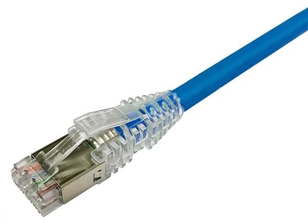 CommScope PATCH S/FTP CAT.6A LSZH BLU 2M, 2 m, Cat6a, S/FTP (S-STP), RJ-45, RJ-45, Sininen