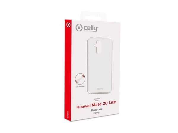 Celly Gelskin, Suojus, Huawei, Mate 20 Lite, 16 cm (6.3"), Läpinäkyvä