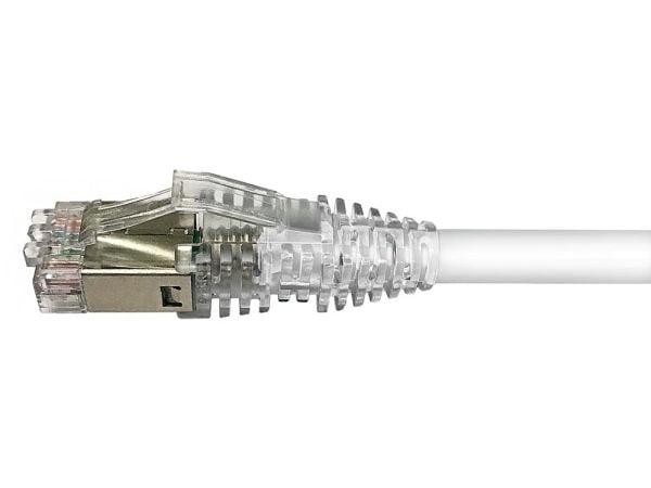 CommScope NETCONNECT - Patch-kabel - RJ-45 (hane) till RJ-45 (hane) - 5 m - SFTP - CAT 6a - halogenfri, hakfri, tvinnad - vit