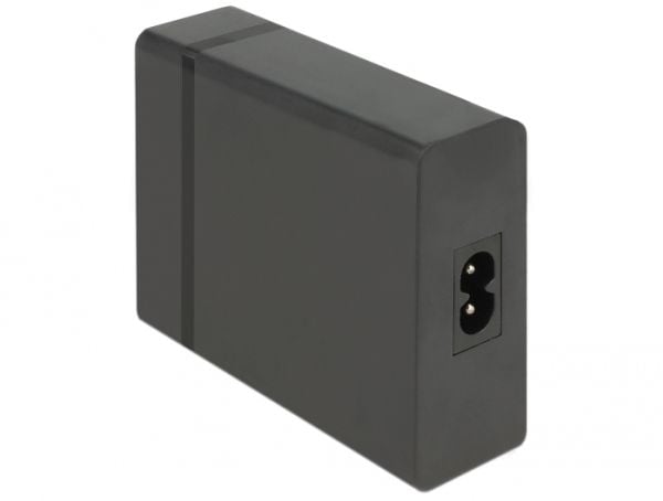 Delock USB Charger 1 x USB Type-C PD + 3 x USB Type-A 60 W - Strømadapter - AC 100-240 V - 60 watt - utgangskontakter: 4 - svart