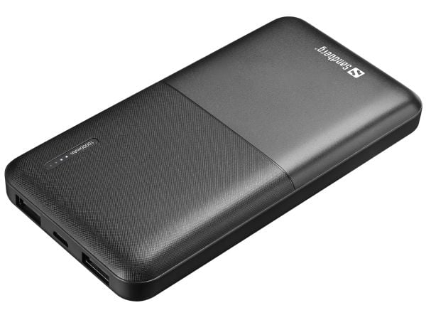 Sandberg SAVER - Strømbank - 10000 mAh - 2.4 A - 2 utgangskontakter (USB)