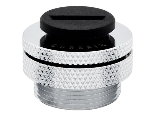 CORSAIR Hydro X Series XF Fill Port - Påfyllingsport for væskekjølesystem - krom