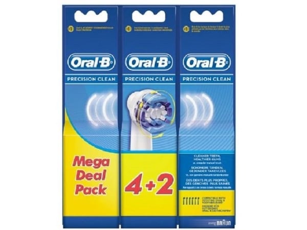 Oral-B - Harjaspään vaihtosarja - hammasharjaan - valkoinen