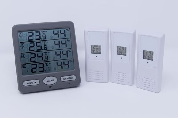TFA Klima-Monitor - Termohygrometer - digital - grå