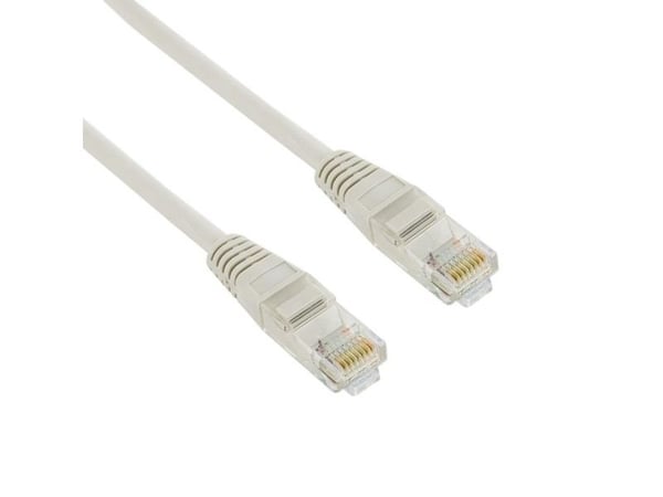 4World liitäntäjohto RJ45, kapseloitu, kate 5e UTP, 0,5 m, harmaa (06559)