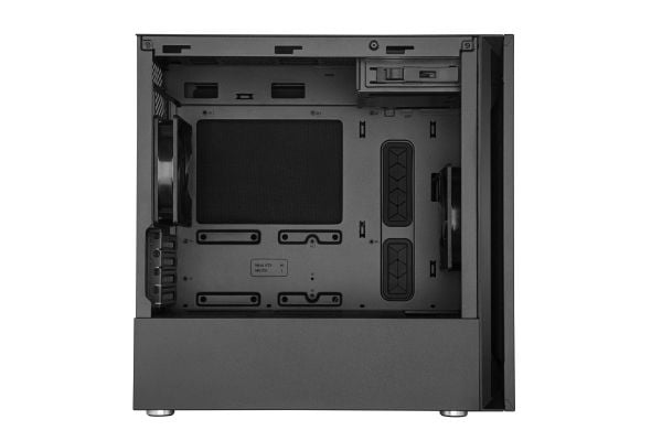 Cooler Master Silencio S400 - Tower - micro ATX - ingen strømforsyning (ATX / PS/2) - svart - USB/lyd