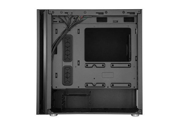 Cooler Master Silencio S400 - Tower - micro ATX - ingen strømforsyning (ATX / PS/2) - svart - USB/lyd