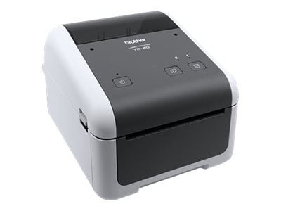 Brother TD-4410D - Etikettskriver - direktetermisk - Rull (11,8 cm) - 203 x 203 dpi - inntil 203.2 mm/sek - USB 2.0, seriell