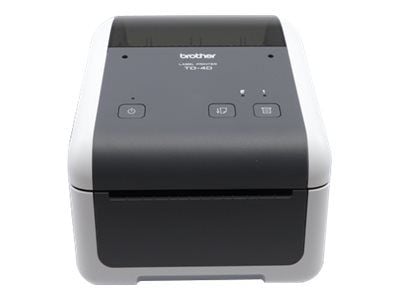 Brother TD-4410D - Etikettskriver - direktetermisk - Rull (11,8 cm) - 203 x 203 dpi - inntil 203.2 mm/sek - USB 2.0, seriell