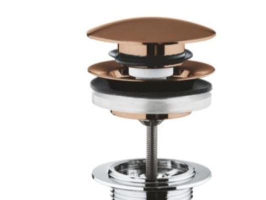 Grohe Push up bundventil - Børstet Warm Sunset, Afløbsgarniture med tryk-åben 65807DL0 Grohe Push up bundventil - Børstet Warm Sunset, Afløbsgarniture med tryk-åben 65807DL0