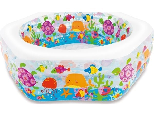 Intex oppblåsbar basseng Ocean Reef 191x178 cm