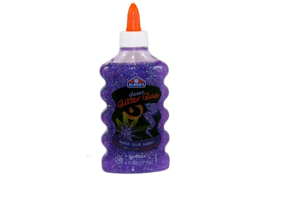 Elmer's Glitterlim lilla 177ml til slim