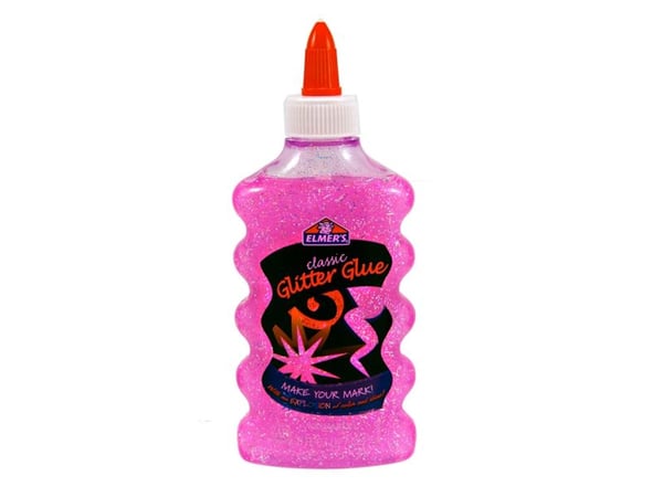 Elmer's Glitterlim Pink 177ml til slim