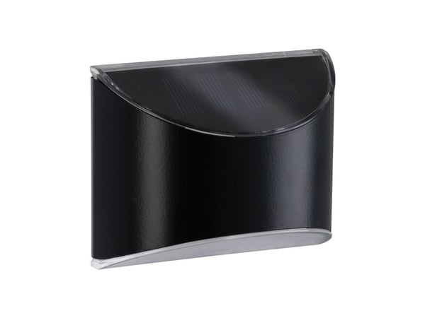 Paulmann 942.33, Utendørs veggbelysning, Sort, Plast, IP44, Fasade, III