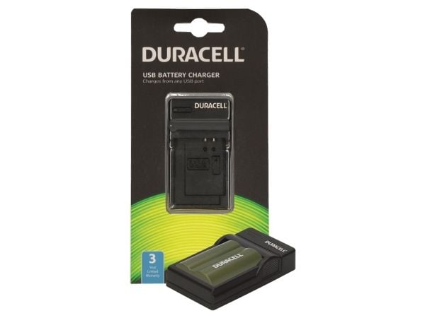 Duracell DRC5902, USB, Innendørs, Canon-BP511, Sort, 5 V, 5 V