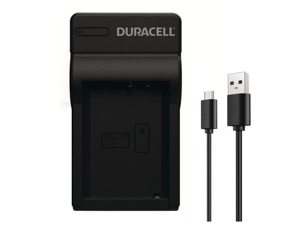Duracell DRC5905, USB, Innendørs, Canon LP-E10, Sort, 5 V, 5 V
