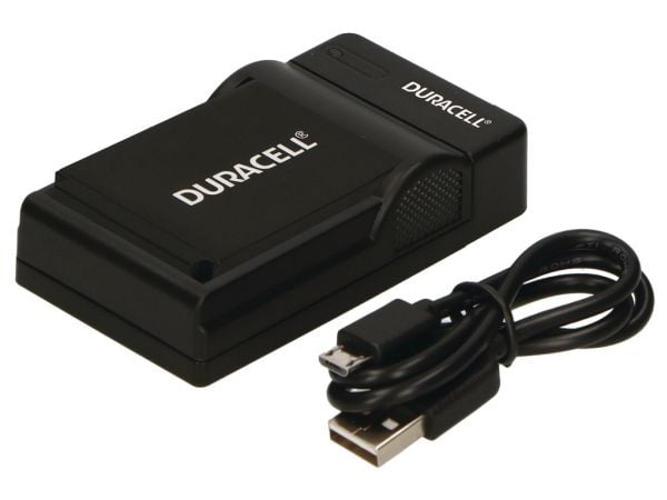 Duracell DRC5911, USB, Innendørs, Canon LP-E12, Sort, 5 V, 5 V