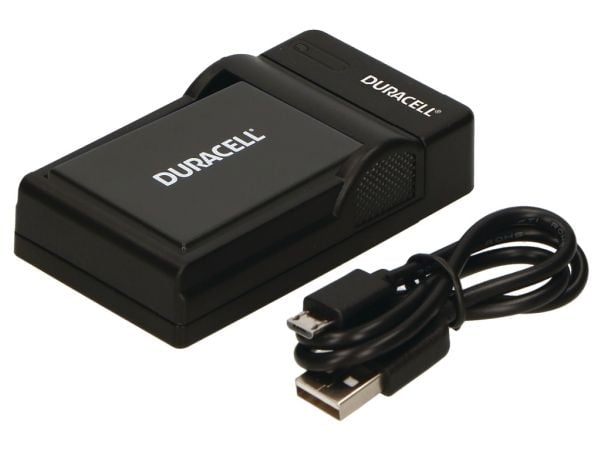 Duracell DRN5925, USB, Innendørs batterilader, Nikon EN-EL9, Svart, 5 V, 5 V