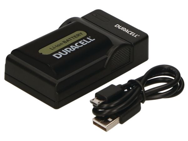 Duracell DRS5965, USB, Sisätilan akkulaturi, Sony NP-FP50, 70, 90, 51, 71, 91, Musta, 5 V, 5 V