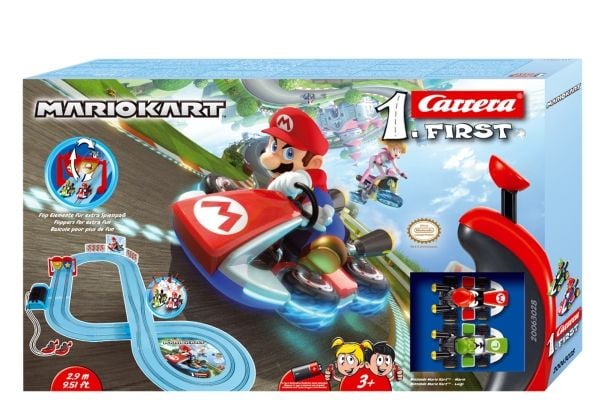 Carrera RC Nintendo Mario Kart, Kjøretøy og banesett, 3 år, Plast, Blå, Grønn, Rød