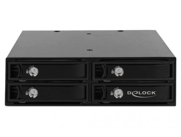 Delock - Bevegelig lagerrack - 2.5" - svart
