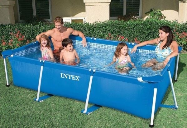 Intex 28272NP, 3834 l, Innrammet basseng, Blå, 20,5 kg