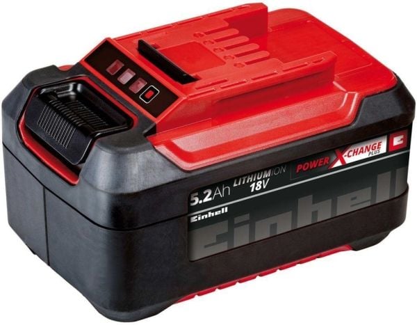 Einhell 4511437, Batteri, Lithium-Ion (Li-Ion), 5,2 Ah, 18 V, Einhell, Sort, Rød