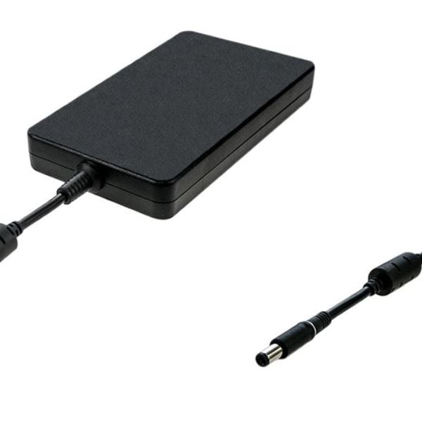 Qoltec - Strømadapter - AC 220-240 V - 240 watt - svart - for Dell Latitude 52XX, 5300, 54XX, 55XX, 72XX, 73XX, 74XX, E5440, E6440, E6540, E7240, E...