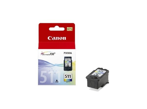 Canon CL-511 Colour, Syaani, Magenta, Keltainen, Väriainepohjainen muste, 1 kpl