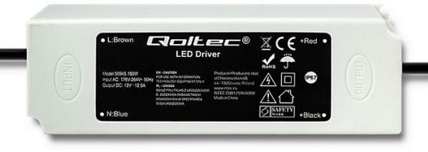 Qoltec LED-driver strømforsyning IP67 150W 12,5A (50945)