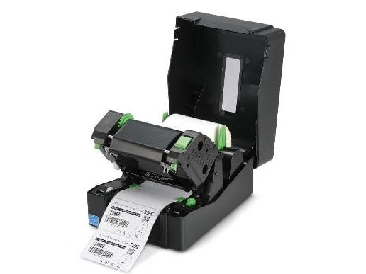 TSC TE200, Direkte Termisk & Termisk overføring, 203 x 203 DPI, 152,4 mm/sek, Koblet med ledninger (ikke trådløs), Sort