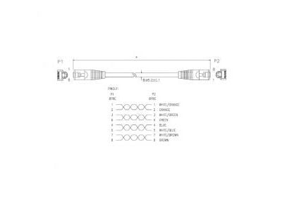 ART - Koblingskabel - RJ-45 (hann) til RJ-45 (hann) - UTP - CAT 5e - med støvel, formstøpt - grå