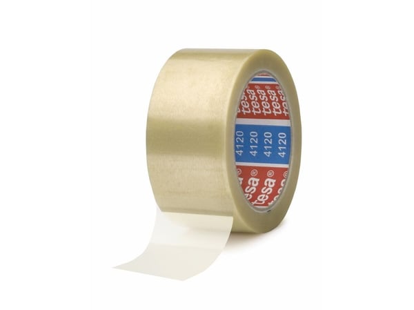 Tesa 4120 - Pakketape - 50 mm x 66 m - PVC-film - transparent