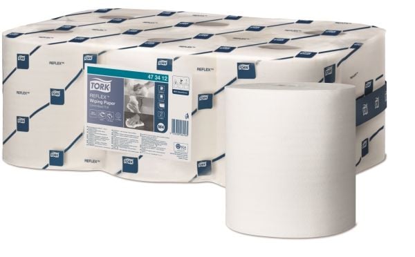 Aftørringspapir Tork M4 Reflex™ Standard Quickdry - (6 ruller pr. karton)