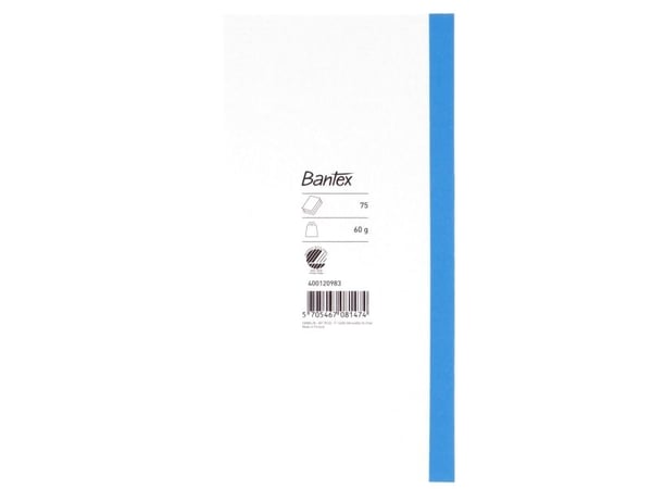 Telefonblok, Bantex, 5-section, hvid 120x240mm, 60g/m2 - (10 stk.)