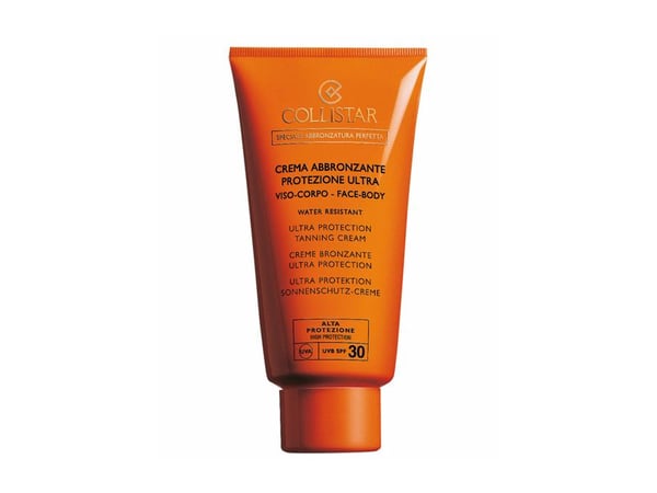 Collistar Ultra Protection Tanning Cream SPF30, Aurinkorasva, Kasvot & vartalo, Tuubi, Ikääntymistä vastaan, Tummien kohtien häivytys, Kosteuttava,...