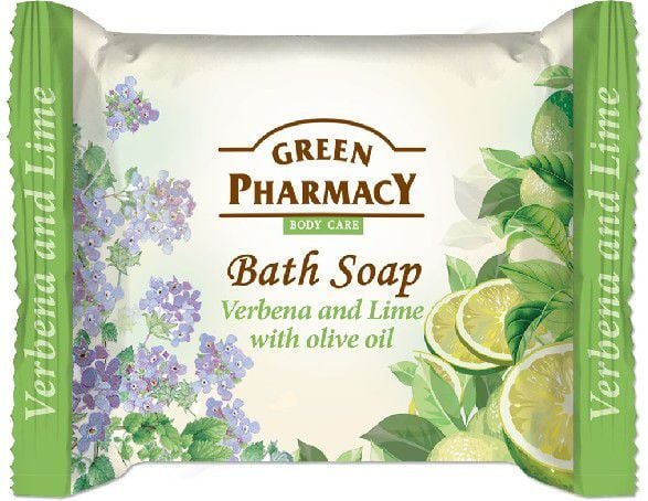 Green Pharmacy såpe i fast form Body Care Verbena and Lime 100 g