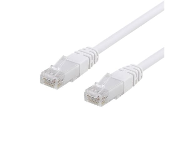EPZI - Patch-kabel - RJ-45 (hane) till RJ-45 (hane) - 30 cm - UTP - CAT 6 - vit