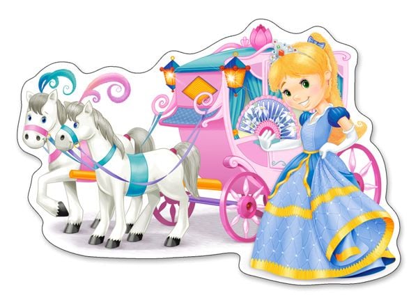 Castorland CASTOR 12 MAXI Princess med vogn - 120017