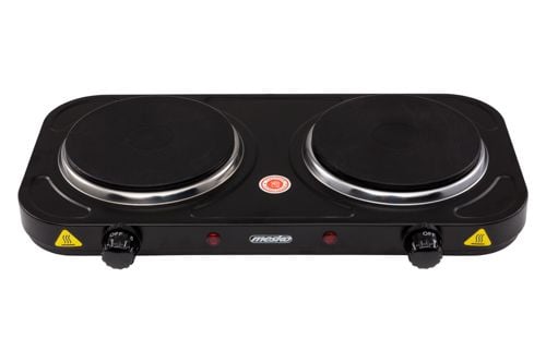 Mesko Home MS 6509, Sort, Benkeplate, Innebygde kokeplater, 2 zone(s), 2 zone(s), Småkoking
