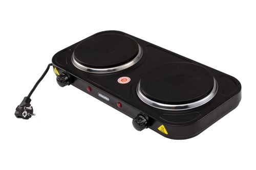 Mesko Home MS 6509, Sort, Benkeplate, Innebygde kokeplater, 2 zone(s), 2 zone(s), Småkoking