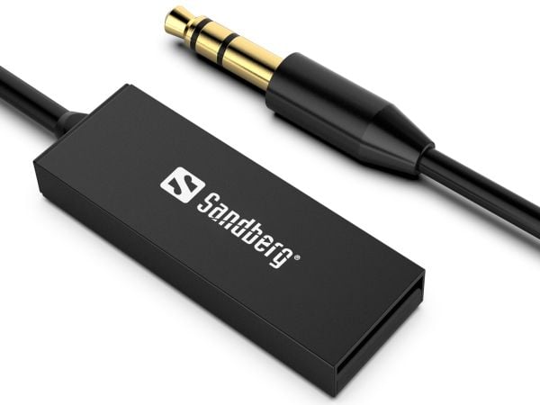 Sandberg Bluetooth Audio Link USB, USB, A2DP, AVRCP, HFP, 10 m, Musta, Telakka, 5 V