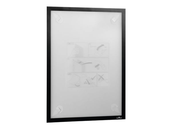 Kehys itseliimautuvilla liuskoilla durable duraframe, a3, musta