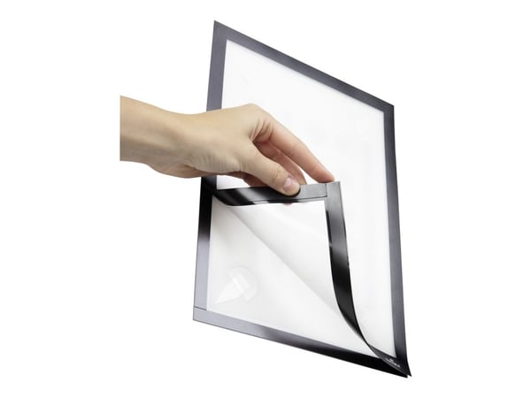 DURABLE WALLPAPER - Displayramme - veggmonterbar, overflatemontert - for A4 - magnetisk - svart DURABLE WALLPAPER - Displayramme - veggmonterbar, overflatemontert - for A4 - magnetisk - svart