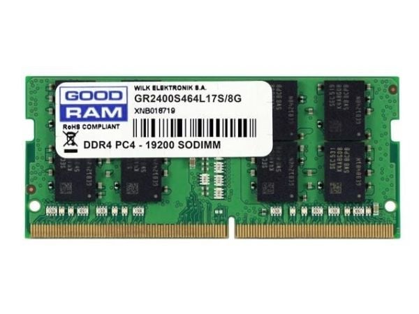 GOODRAM - DDR4 - modul - 8 GB - SO DIMM 260-pin - 2666 MHz / PC4-21300 - CL19 - 1.2 V - ikke-bufret - ikke-ECC