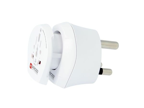 Skross 1.500202-E, Type F, 100-250 V, 16 A, Hvit, 2500 W, 2-3