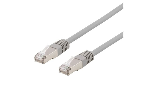 DELTACO STP-611AU - Koblingskabel - RJ-45 (hann) til RJ-45 (hann) - 1.5 m - foliebelagt uskjermet tvinnet kabelpar (F/UTP) - CAT 6a - halogenfri, f...