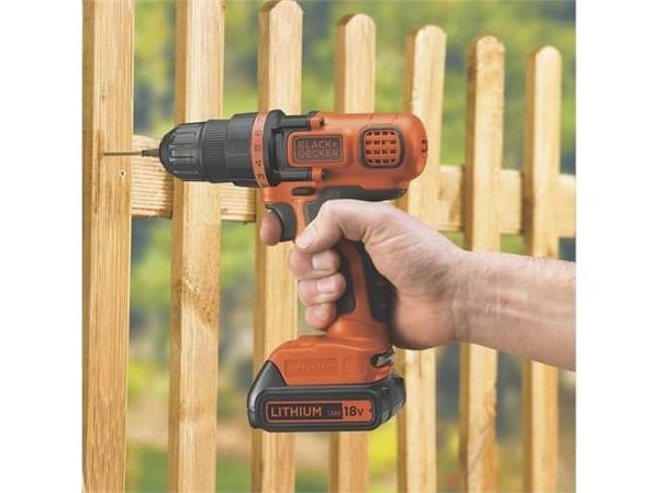 Batteridrevet skrutrekker/bor BDCDD18N 18V kropp, Black & Decker