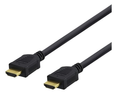 DELTACO High-Speed HDMI-kabler, 7m, Ethernet, 4K UHD, Uten ferritt, svart / HDMI-1060D